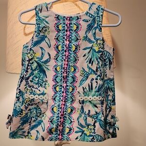 18-24 Mon Lilly Pulitzer Classic Shift Its Impawsible 🐾 Lilac W/ Bloomers